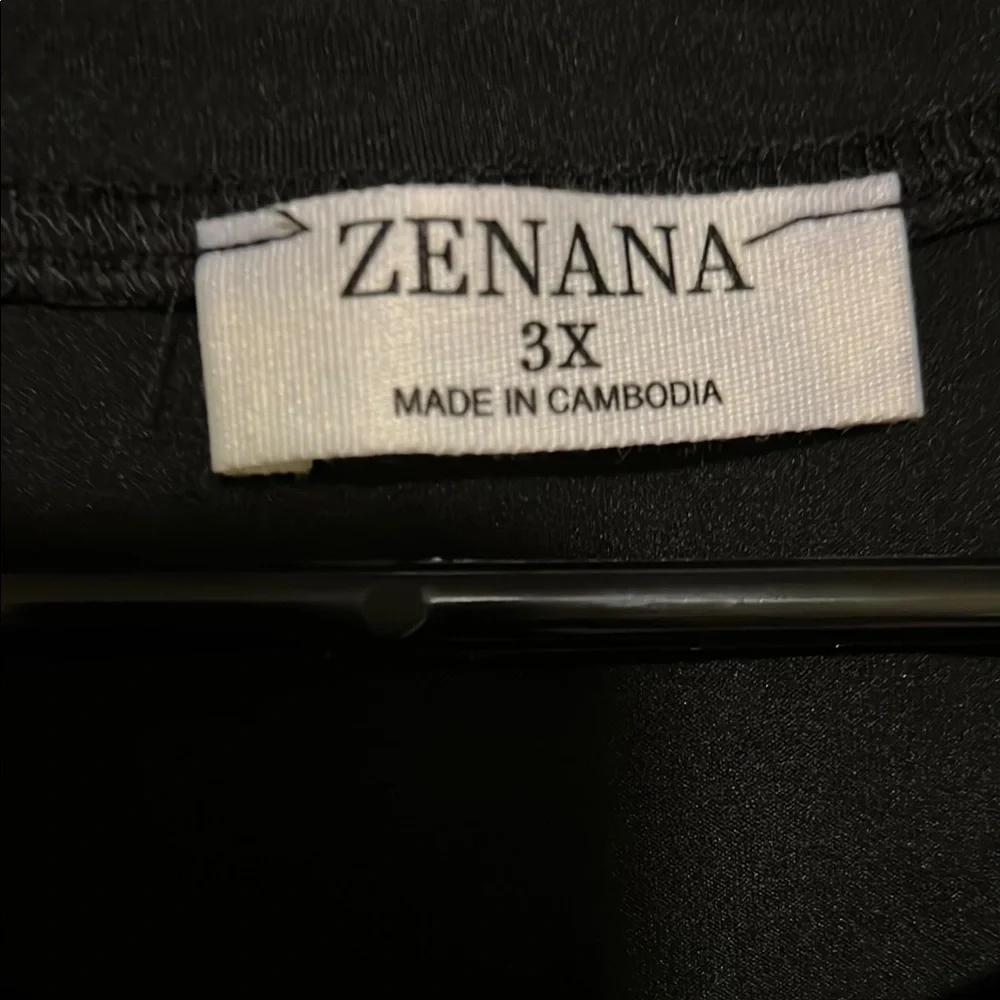 Zenana Black Long Sleeve Tee